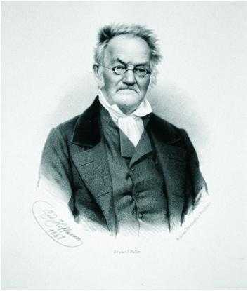 Fig. 5: Carl Ritter (1779–1859). Source: Lithograph of Rudolf Hoffmann, 1857
