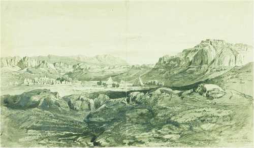 Cat. 22: View of Toling in the Sutlej Valley
