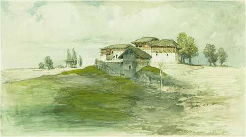 Cat. 52: Kashmiri Houses at Srinagger